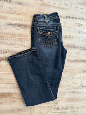 Women’s Dark Indigo Boot Cut Jeans Silver Jeans
